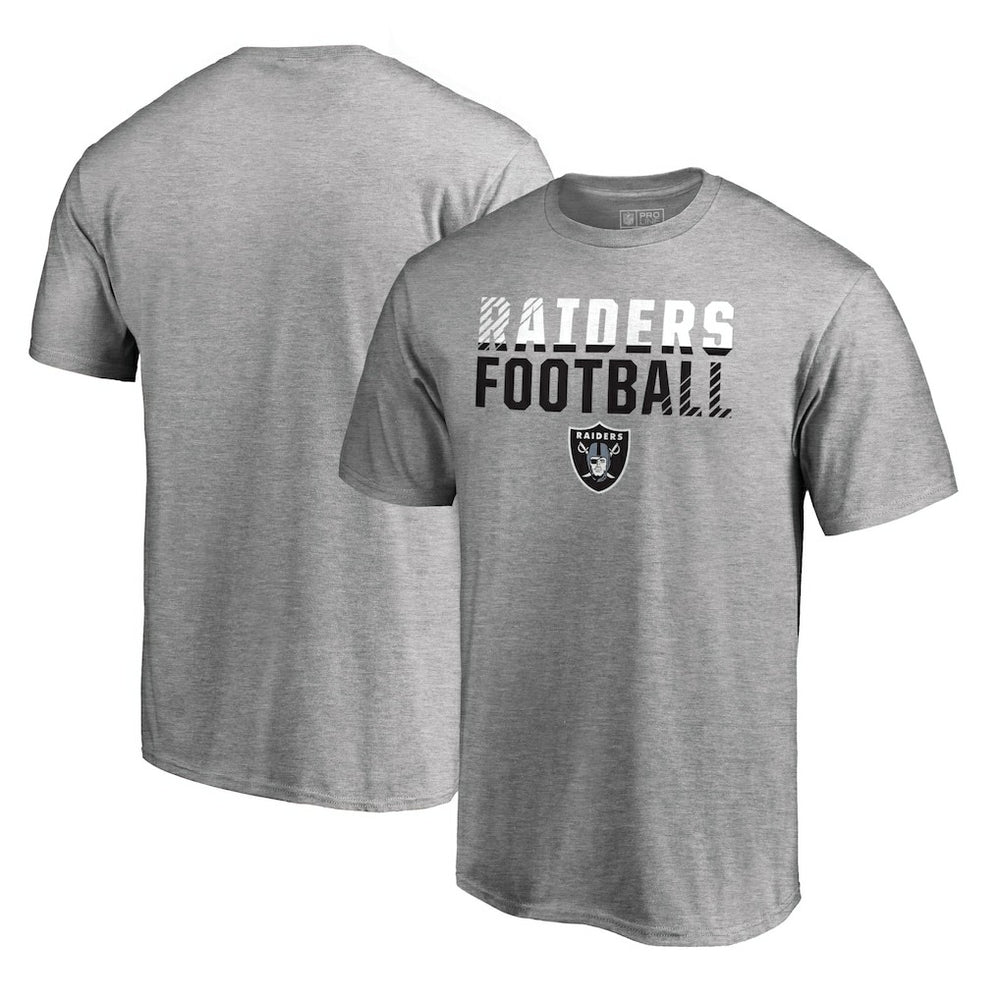 Las Vegas Raiders Iconic Collection Fade Out T-Shirt - Ash outlet