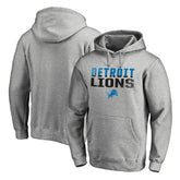 Detroit Lions Iconic Collection Fade Out Pullover Hoodie - Ash on sale