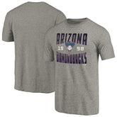 Arizona Diamondbacks Cooperstown Collection Antique Stack Tri-Blend T-Shirt - Gray