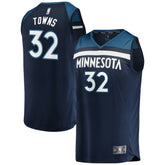 Karl-Anthony Towns Minnesota Timberwolves Fast Break Replica Player Jersey Navy - Icon Edition | Fanatics on sale