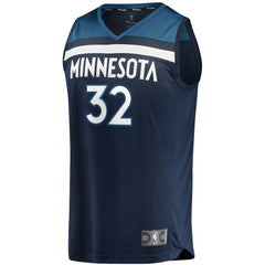 Karl-Anthony Towns Minnesota Timberwolves Fast Break Replica Player Jersey Navy - Icon Edition | Fanatics on sale