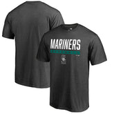 Seattle Mariners Win Stripe T-Shirt - Ash