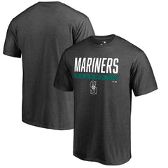 Seattle Mariners Win Stripe T-Shirt - Ash