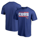 Chicago Cubs Onside Stripe T-Shirt - Royal