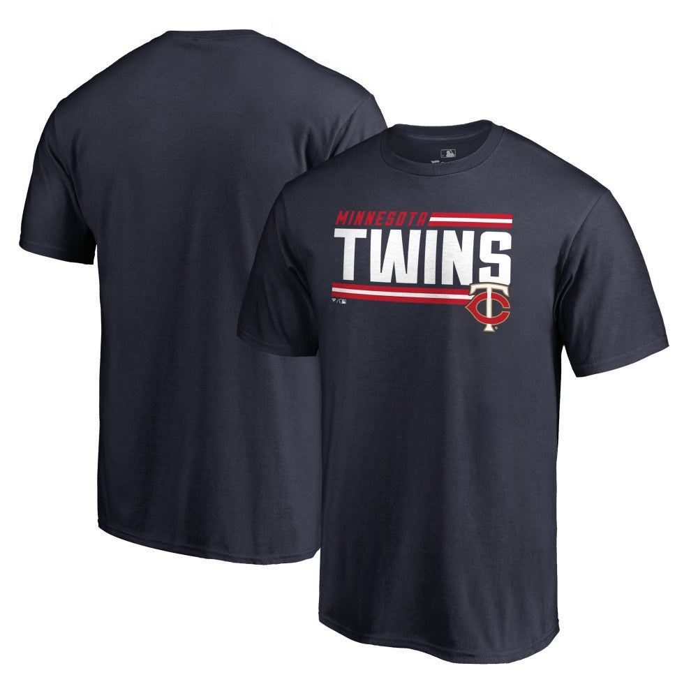 Minnesota Twins Onside Stripe T-Shirt - Navy