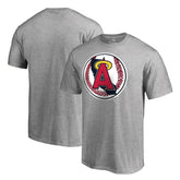California Angels Cooperstown Collection Vintage Forbes T-Shirt - Heathered Gray