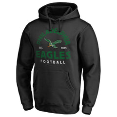 Philadelphia Eagles Timeless Collection Vintage Arch Pullover Hoodie - Black cheap