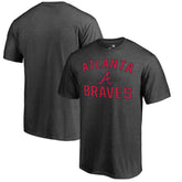 Atlanta Braves Core Basics Victory Arch T-Shirt - Heathered Gray