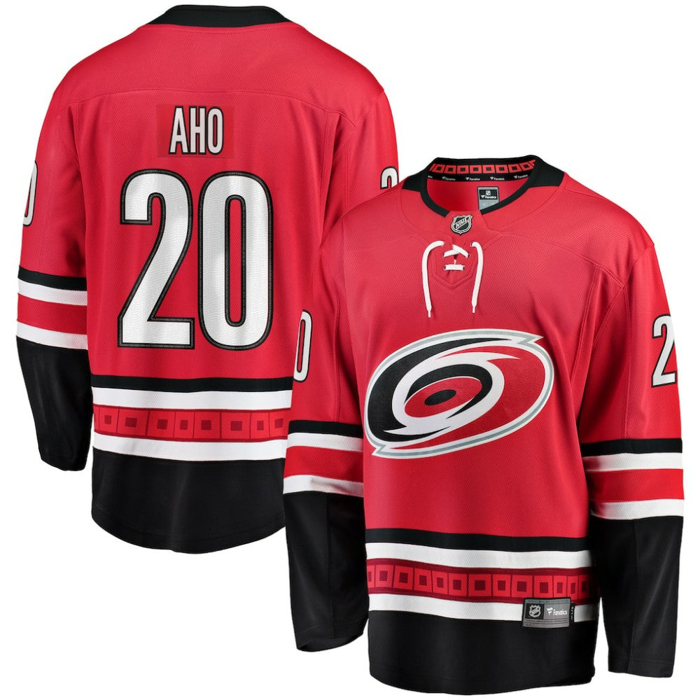 Sebastian Aho Carolina Hurricanes Fanatics Alternate Breakaway Player Jersey Red