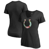 Indianapolis Colts Women's Lovely V-Neck T-Shirt - Black sale