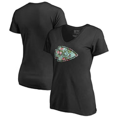 Kansas City Chiefs Women's Lovely V-Neck T-Shirt - Black online