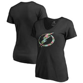 Tampa Bay Lightning Women's Lovely V-Neck T-Shirt Black