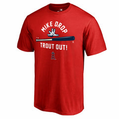 Mike Trout Los Angeles Angels Hometown Mike Drop T-Shirt - Red