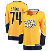 Juuse Saros Nashville Predators Fanatics Women's Breakaway Player Jersey Gold