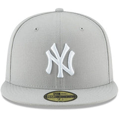 New York Yankees Fashion Color Basic 59FIFTY Fitted Hat - Gray | New Era