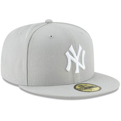 New York Yankees Fashion Color Basic 59FIFTY Fitted Hat - Gray | New Era