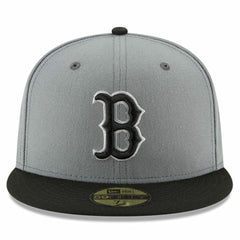 Boston Red Sox Two-Tone 59FIFTY Fitted Hat - Gray/Black | New Era