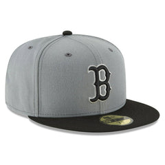 Boston Red Sox Two-Tone 59FIFTY Fitted Hat - Gray/Black | New Era