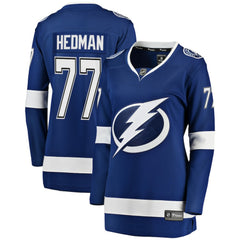 Victor Hedman Tampa Bay Lightning Fanatics Women's Breakaway Player Jersey Blue