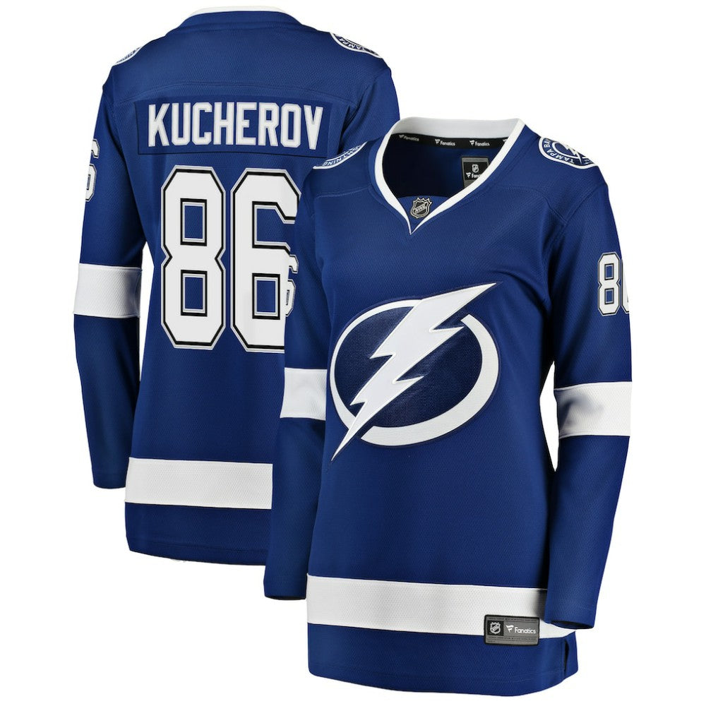 Nikita Kucherov Tampa Bay Lightning Fanatics Women's Breakaway Player Jersey Blue