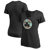 Boston Celtics Lovely V-Neck T-Shirt - Black cheap