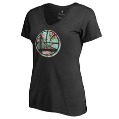 Golden State Warriors Lovely V-Neck T-Shirt sale - Black shop
