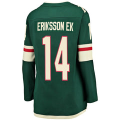 Joel Eriksson Ek Minnesota Wild Fanatics Women's Breakaway Player Jersey Green
