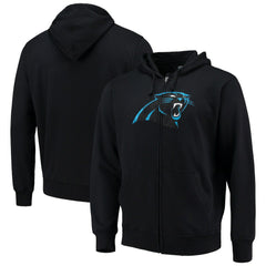 Carolina Panthers G-III Sports by Carl Banks Primary Logo Full-Zip Hoodie - Black discount