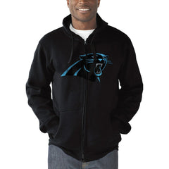 Carolina Panthers G-III Sports by Carl Banks Primary Logo Full-Zip Hoodie - Black discount