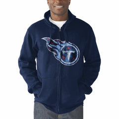 Tennessee Titans G-III Sports by Carl Banks Primary Logo Full-Zip Hoodie - Navy cheap