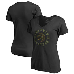 Toronto Raptors Women's Liberty V-Neck T-Shirt - Black cheap
