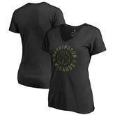 Washington Wizards Women's Liberty V-Neck T-Shirt - Black outlet