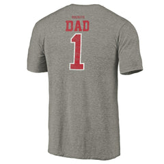 Houston Rockets Greatest Dad Tri-Blend T-Shirt - Gray for sale