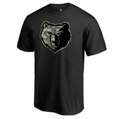 Memphis Grizzlies Camo Collection Cloak T-Shirt - Black cheap