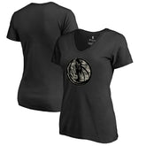 Dallas Mavericks Women's Cloak Camo V-Neck T-Shirt sale - Black outlet
