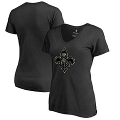 New Orleans Pelicans Women's Cloak Camo V-Neck T-Shirt - Black online