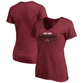 Miami Heat Women's We Are Iconic Collection V-Neck T-Shirt - Red on sale