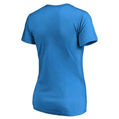 Oklahoma City Thunder Women's We Are Iconic Collection V-Neck T-Shirt - Blue for sale