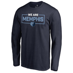 Memphis Grizzlies We Are Iconic Collection Long Sleeve T-Shirt - Navy sale