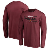 Miami Heat We Are Iconic Collection Long Sleeve T-Shirt - Red discount