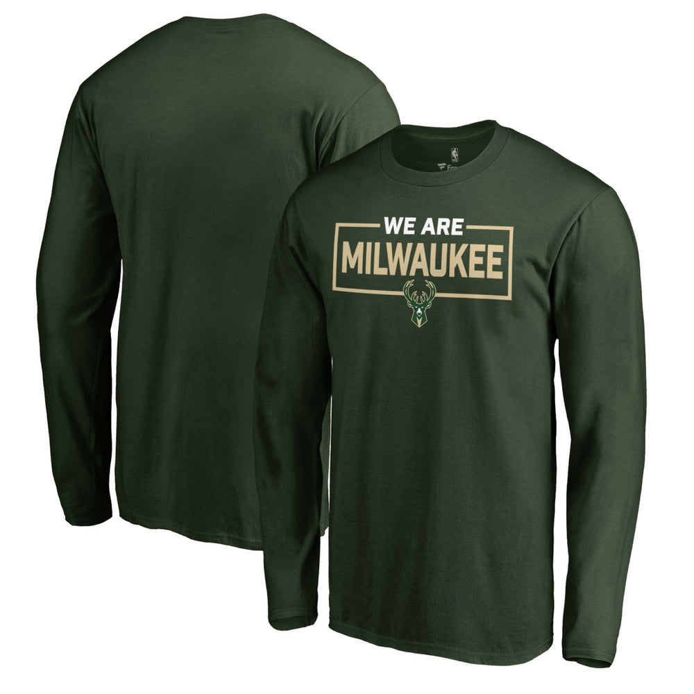 Milwaukee Bucks We Are Iconic Collection Long Sleeve T-Shirt - Green shop