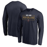 New Orleans Pelicans We Are Iconic Collection Long Sleeve T-Shirt - Navy sale