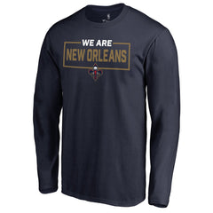 New Orleans Pelicans We Are Iconic Collection Long Sleeve T-Shirt - Navy sale