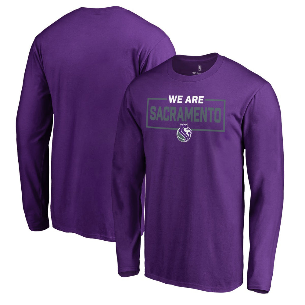 Sacramento Kings We Are Iconic Collection Long Sleeve T-Shirt - Purple on sale
