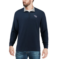 Tennessee Titans Vineyard Vines Saltwater Quarter-Zip Jacket - Navy for sale