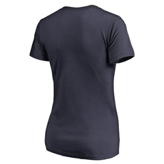 Edmonton Oilers Women's Iconic Collection V-Neck T-Shirt Navy