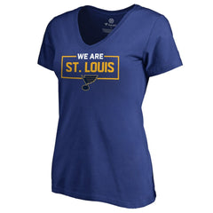 St. Louis Blues Women's Iconic Collection V-Neck T-Shirt Blue