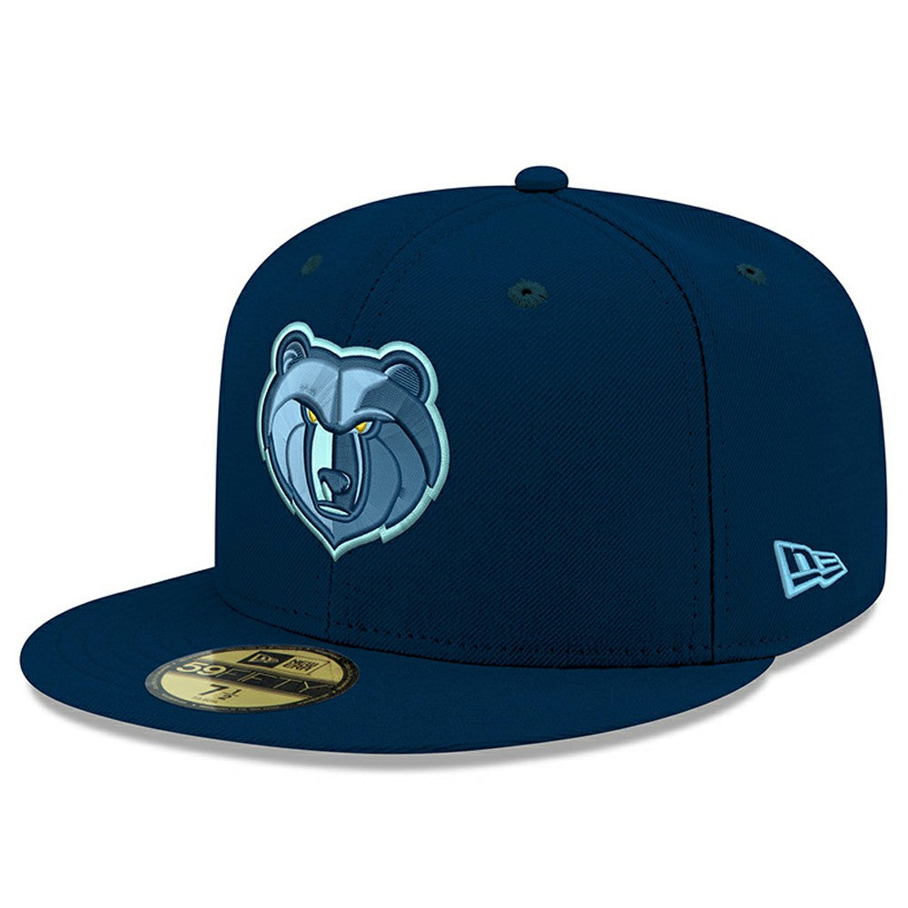 Memphis Grizzlies New Logo Team Color 59FIFTY Fitted Hat - Blue | New Era shop