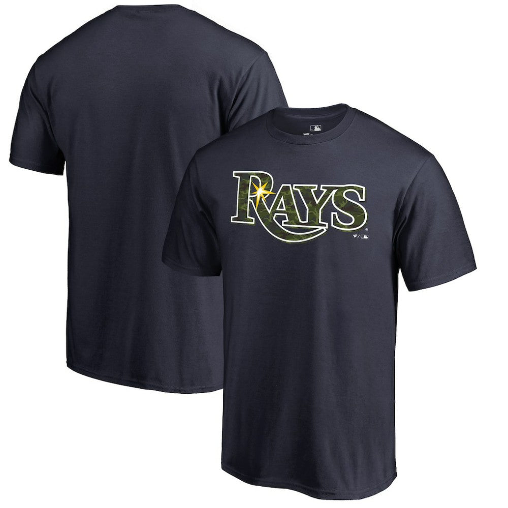 Tampa Bay Rays Armed Forces Wordmark T-Shirt - Navy