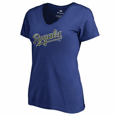 Kansas City Royals Women's Armed Forces Wordmark T-Shirt - Royal